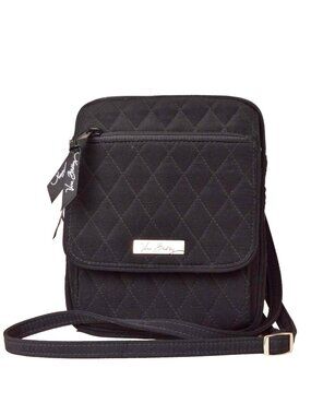Vera Bradley Black Mini Hipster Crossbody
